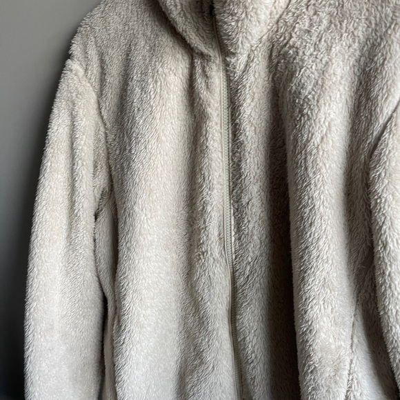 Uniqlo Cozy Cream Fleece Jacket Medium - Picture 2 of 4